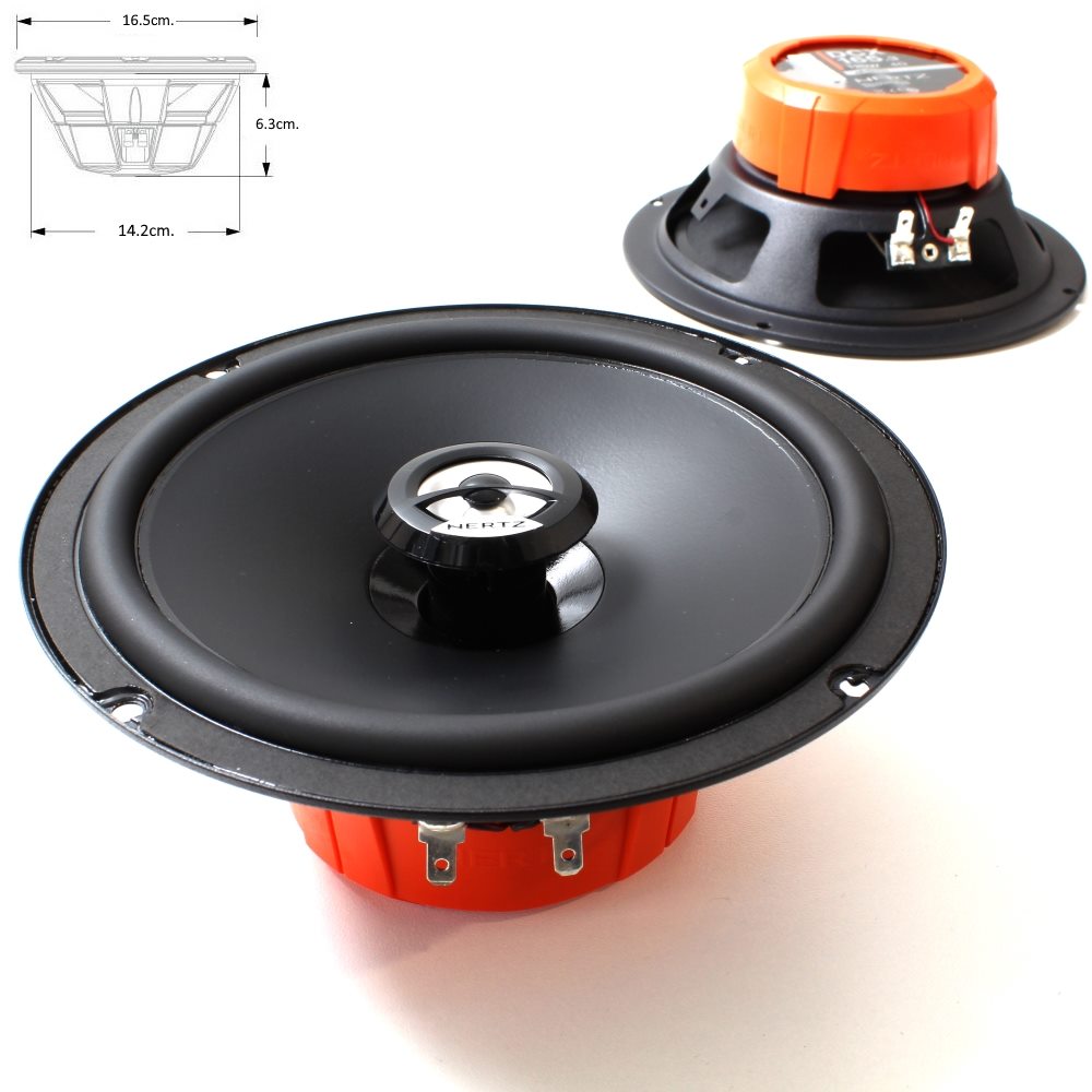 elshop1eu - Difuzoare auto HERTZ DCX-165.3 6.5″ 16.5cm., Set de 2